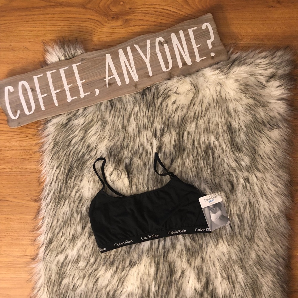 Calvin Klein 365 Cotton Stretch Bra NWT Large